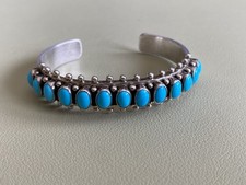 Paul Stuingston Turquoise Navajo Cuff Bracelet picture