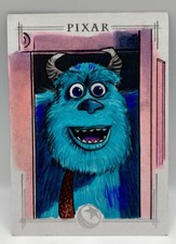 2026 Topps Chrome Disney Sulley Monsters Inc Sketch Auto TRUE 1/1 picture