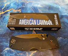 Cold Steel American Lawman Tri-Ad Lock S35VN Drop Point G-10 Black picture