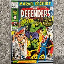 Marvel Marvel Feature #1 (1971) Defenders Hulk Sub-Mariner Doctor Strange picture