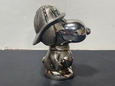 Snoopy 1958, 1966 Silverplated Fireman Piggy Bank - UFS picture
