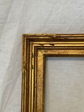 ANTIQUE FITs 14”x17” TAOS SCHOOL CARVED GOLD GILT ARTS & CRAFTS PICTURE FRAME picture