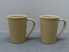 Lot of 2 Anfora Chena Conical Coffee Mugs Cups Mexico 12oz 100 Year Anniversary picture