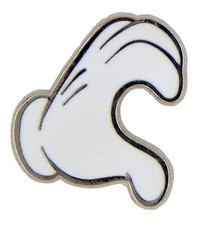 Mickey Mouse Left Hand Half Heart Glove Individual Disney Park Trading Pin ~ New picture