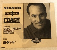 Coach Craig T Nelson Shelley Fabares Jerry Van Dyke Vintage Print Ad TPA20 picture