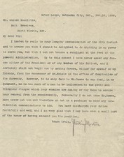 JULIUS S. MORTON - TYPED LETTER SIGNED 02/16/1898 picture