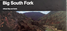 Vintage 1992 BIG SOUTH FORK RIVER/REC  NATIONAL PARK SERVICE UNIGRID BROCHURE picture