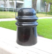 Nice Root Beer Amber CD 121 No Embossing Australian Glass Insulator picture