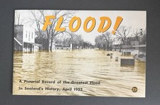 April 1952 FLOOD Photo View Booklet - Sioux City, Iowa - Sooland History picture