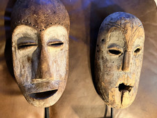 Authentic tribal  art - 2 Lega  masks - excellent provenance  picture
