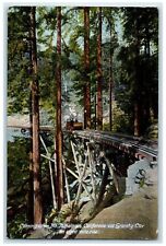 1908 Mt. Tamalpais California Via Gravity Car On Eight Mile Ride Posted Postcard picture