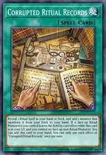 Yugioh CORI-EN062 - Ragged Records of Rites - Super Rare picture