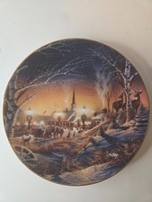 Terry Redlin Heartland Collection Plates Lot of 12 Hadley Boxed Assorted picture