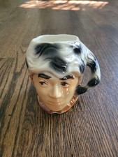 Horton Ceramics Eastland, Texas Vintage DAVY CROCKETT Glaze Mug Cup c. 1955 picture
