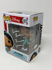 Linda Larkin Disney Aladdin Jasmine #1612 Signed Funko Pop JSA Autograph picture