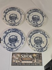 Antique Brownfield & Son Woodland Blue Transferware 8.25