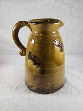 Rustic Glazed Earthenware Water Pitcher picture