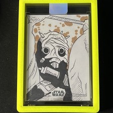 2024 Topps Star Wars Galaxy Silver Foil Tusken Raider By Matthew Maldonado picture