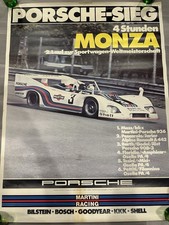1976 4 Hours of Monza Porsche 30x40 Factory Poster Erich Strenger picture
