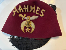 Vintage Aahmes Shriners Fez - Masonic Green Bay picture