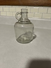 Boldt One Full Quart Clear Glass Bottle/Jug Vintage Old Attic Find Pics picture