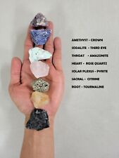 7 CHAKRA Crystals Set - Raw Natural Healing Crystals Collection Rough Gemstones picture