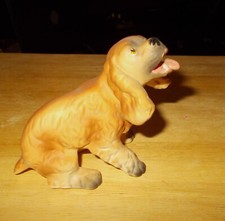 vintage Artmark Japan cocker spaniel dog figurine statue porcelain  4