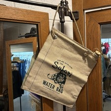 Vintage Safari Canvas Automobile Desert Water Bag Surplus Survival Scotch Flax picture