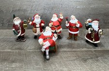 Vintage 1990s Hallmark Santa Claus Ornaments Lot of 6 Christmas Keepsake picture