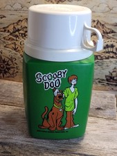Original VTG 1973 Hanna Barbara Productions Inc. SCOOBY DOO THERMOS with cup picture