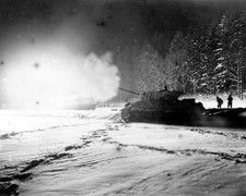 M10s fire at Germans Positions World War II WWII WW2 8x10 Photo 941c picture