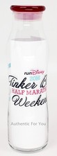 NEW Run Disney 2016 Tinker Bell Half Marathon Weekend 20 oz Glass Water Bottle picture