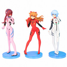 3Pcs/set Neon Genesis EVANGELION Anime Figure Eva Ayanami Rei Asuka No Box picture