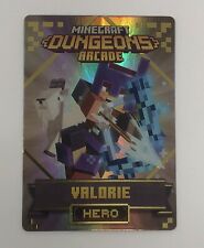 Minecraft Dungeons Arcade Series 3 (#101 Hero: Valorie) FOIL Card picture