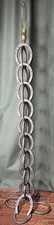 St Croix Forge Handcrafted rustic floor lamp metal horseshoes 55”H picture