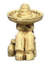Vintage Mexican Folk Art Mini Resin Sculptures under 3 1/2 inches tall picture