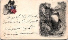 Private Mailing Card Natural Bridge Va. Vintage Postcard c1901 picture
