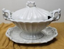 RED CLIFF AMERICAN IRONSTONE COVERED TUREEN WITH PLATTER 12 X 16