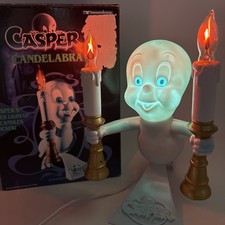 Vtg Casper the Friendly Ghost 1996 Candelabra Blowmold Light Trendmasters Works picture