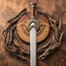 Handmade HERUGRIM THEODEN SWORD King of Rohan Movie Replica Steel picture