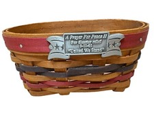 Gerald Henn Patriotic Signed Basket Prayer for Peace II 9-11-01 United We Stand picture