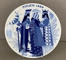 Porsgrund Norway 1969 Christmas Julen Plate ~ The Holy Three Wise Men picture