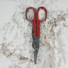 Vintage Heavy Duty Drop Forged in USA Tin Snips 10 Inches #9142 picture