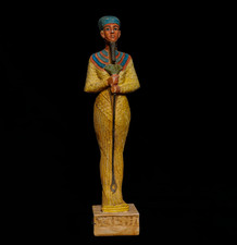 Authentic Ancient Egyptian Antiques God Ptah God Statue Hieroglyphic Artifact BC picture