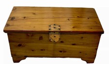 18” Antique Tea Caddy Chest Coffer Rosewood Copper Hardware Late 1800-1900s picture