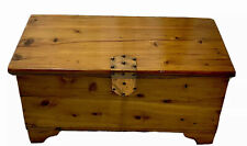 1800s Superb Warmth 18” Antique Tea Caddy Chest Coffer Rosewood Copper Hardware picture