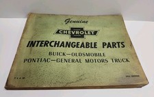 Vintage Genuine Chevrolet Interchangeable Parts Catalog (P&A 38) 1953 Edition  picture