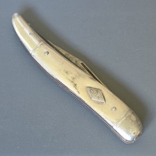 Vintage 1940s DE Imperial Providence, RI. USA - 2 Blade Pocket Knife & Saw  👀  picture