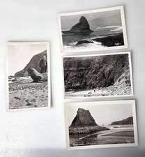 Vintage Oceanside Oregon 4 Postcard Lot RPPC Mid Century Beach sea lion Unposted picture