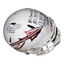 Charlie Ward Autographed Florida State FSU Seminoles (WHITE Alternate) Full-Size picture